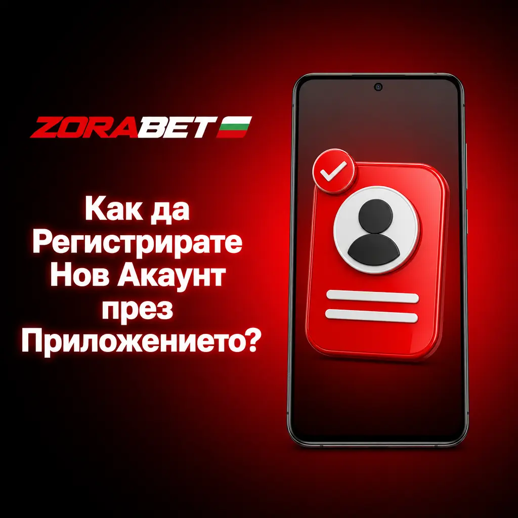 Регистрация на нов акаунт в ZoraBet приложението стъпка по стъпка на български език